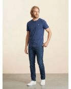 T-Shirt Uni Logo bleu foncé