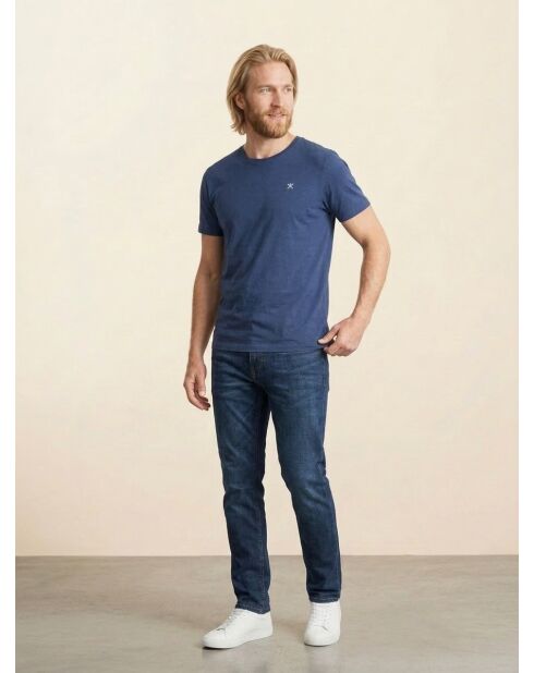 T-Shirt Uni Logo bleu foncé