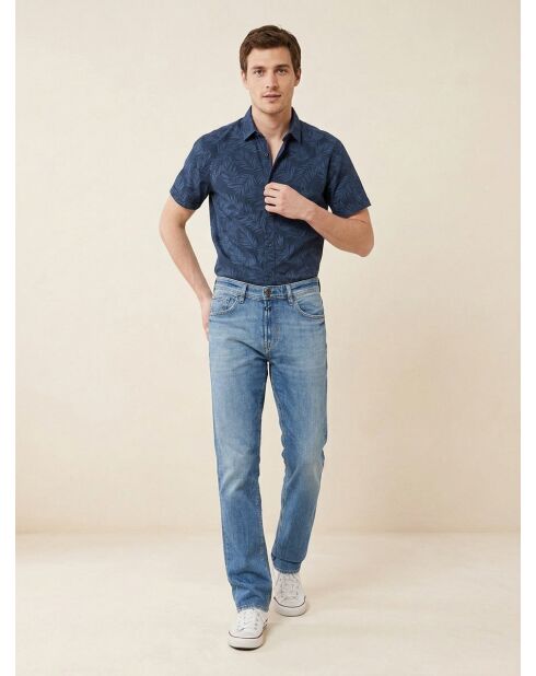 Jean Droit Date in verwaschenem Blau