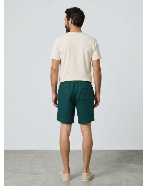 Danton Fougère Shorts aus 100% Leinen