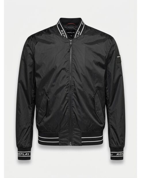 Blouson ajusté noir