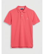 Polo droit rose vif
