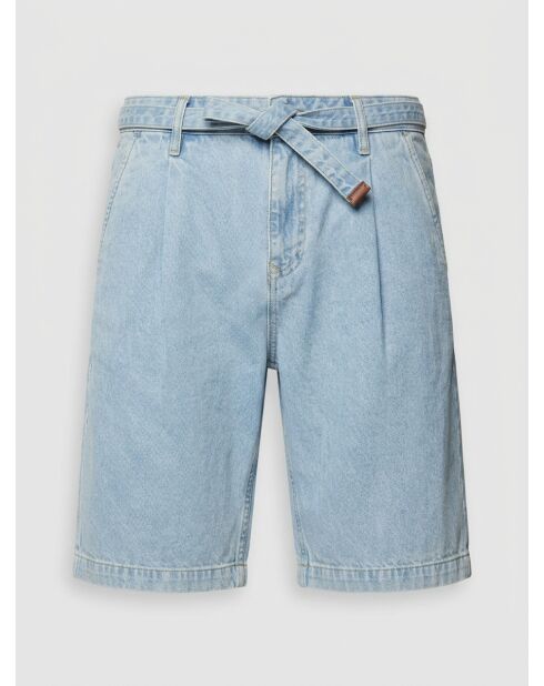 Short Chino en Jean Regular Fit Spin bleu clair