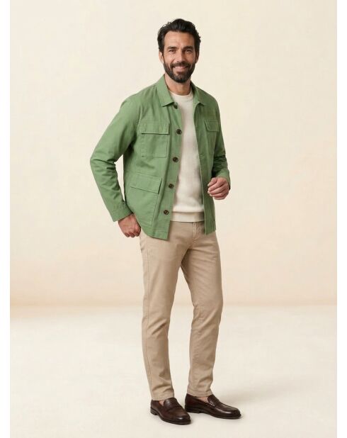 Veste Worker Poche Bout verte
