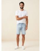 501 Blaue Jeansshorts mit Saum