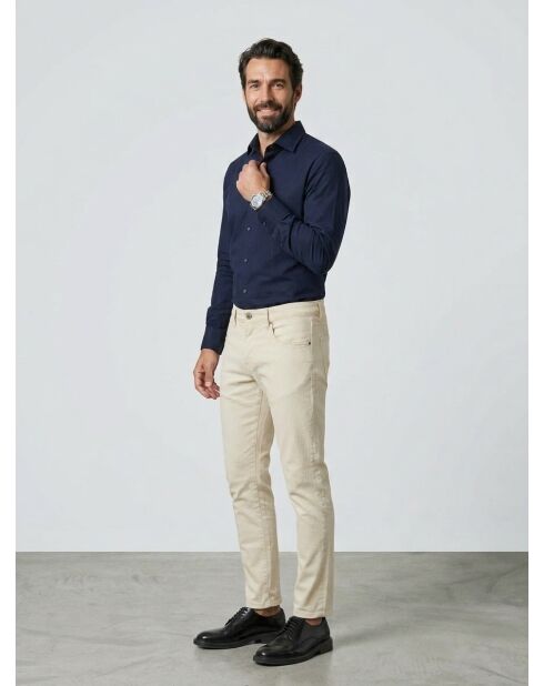 Jean Slim Fit Uni écru