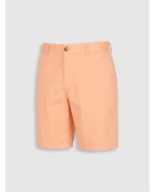 Short en Coton Bio mélangé Regular Fit Stuart orange clair