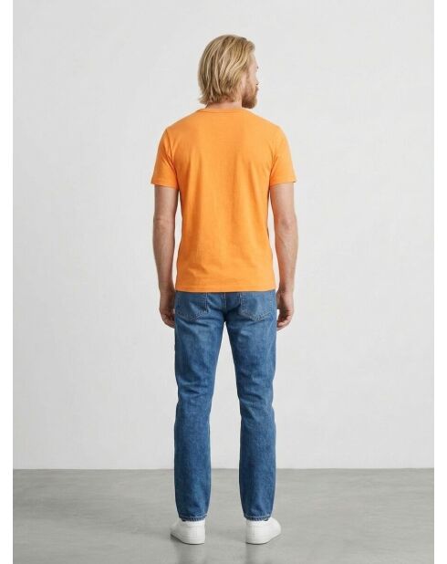 T-Shirt Piqué Tee orange