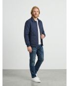 Marineblaue Steppjacke