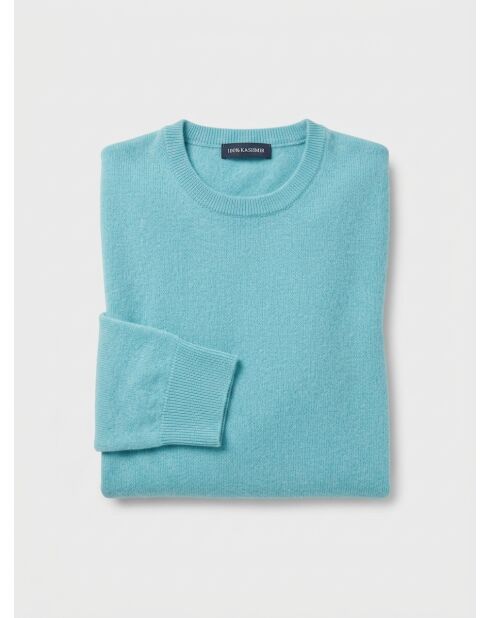 Maglione girocollo blu Nachron 100% Cashmere
