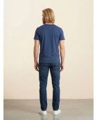 T-Shirt Uni Logo bleu foncé