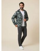 Blouson Déperlant Lawaypr vert/gris