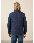 Marineblaue Steppjacke