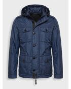 Veste en micro ripstop bleue
