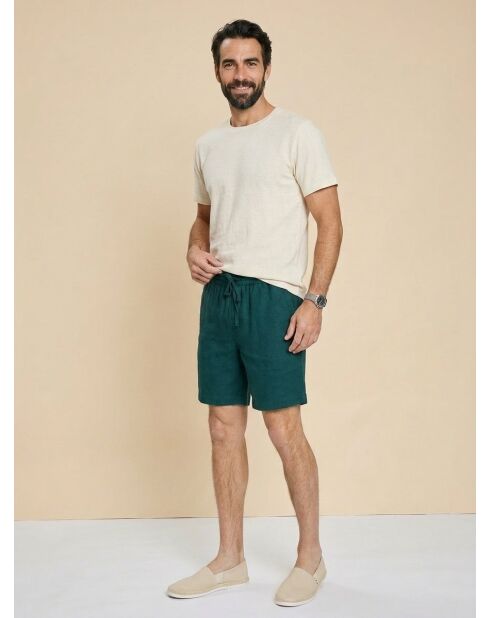 Danton Fougère Shorts aus 100% Leinen