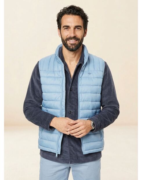 Lichtgewicht, opvouwbaar, blauw, lichtgewicht jack van nylon