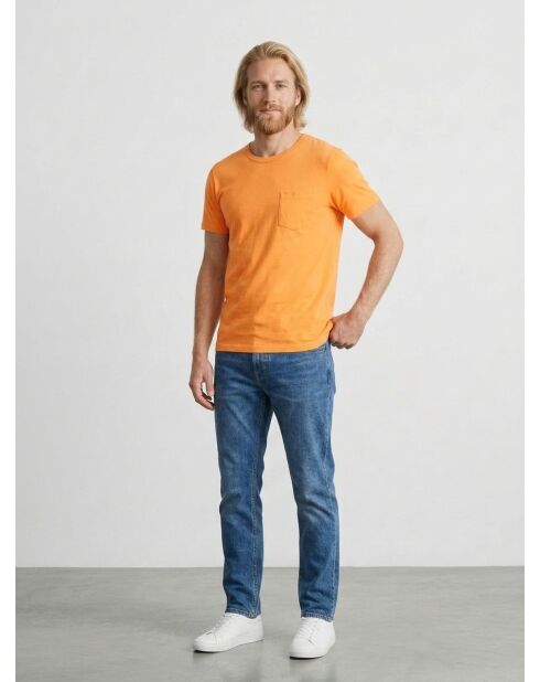 T-Shirt Piqué Tee orange