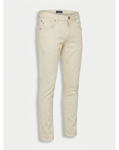 Jean Slim Fit Uni écru