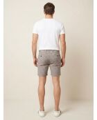 Bobby braun/blau karierte Shorts