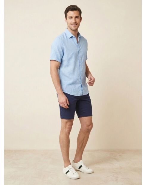 Marineblaue Bobby-Shorts