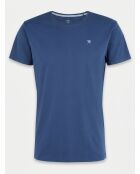 T-Shirt Uni Logo bleu foncé