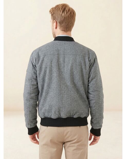 Blouson réversible Eubea gris