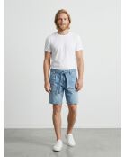 Short Chino en Jean Regular Fit Spin bleu clair