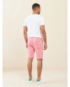 Rosafarbene Fleece-Shorts