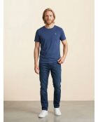 T-Shirt Uni Logo bleu foncé