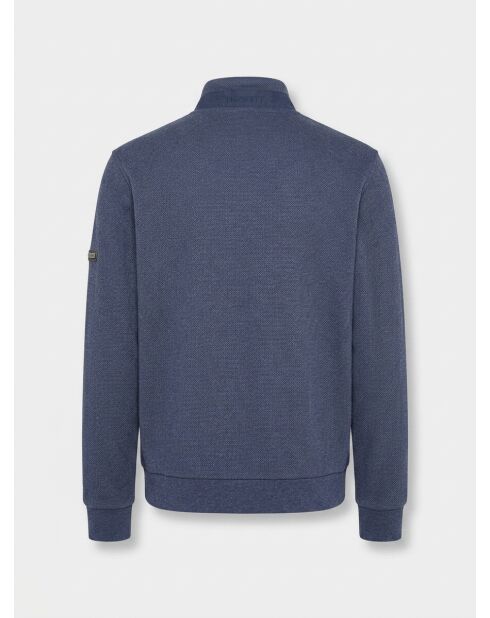 Blouson en jersey bleu moyen