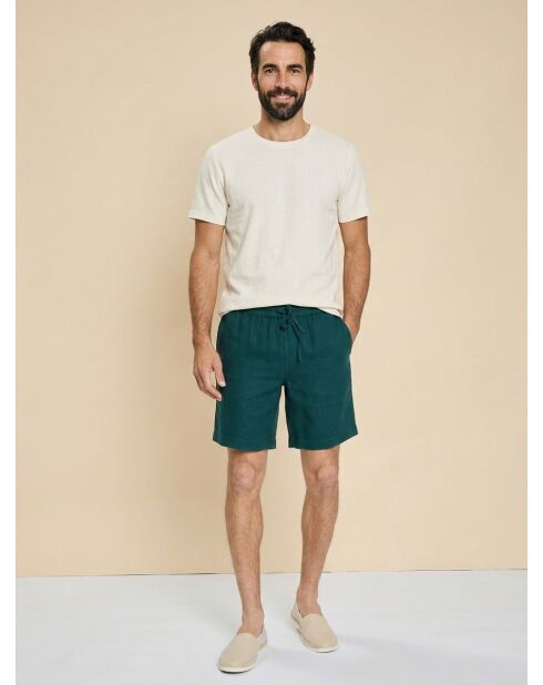 Danton Fougère Shorts aus 100% Leinen