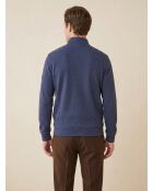 Blouson en jersey bleu moyen