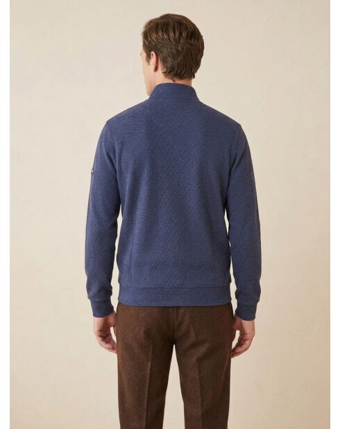 Blouson en jersey bleu moyen