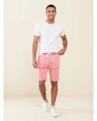 Rosafarbene Fleece-Shorts