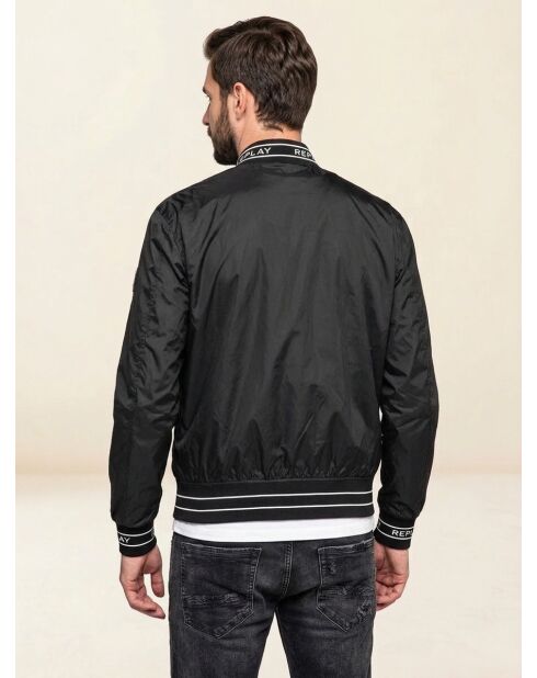 Blouson ajusté noir