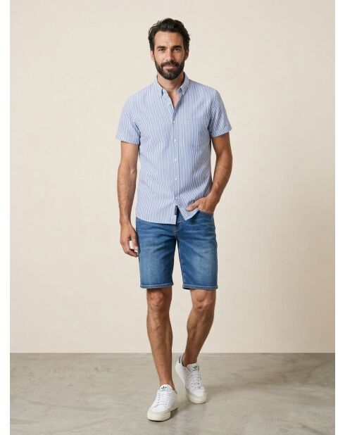 Ralston Jeansshorts in normaler Passform, mittelblau