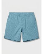 Pantaloncini Pozy con piccoli quadretti blu