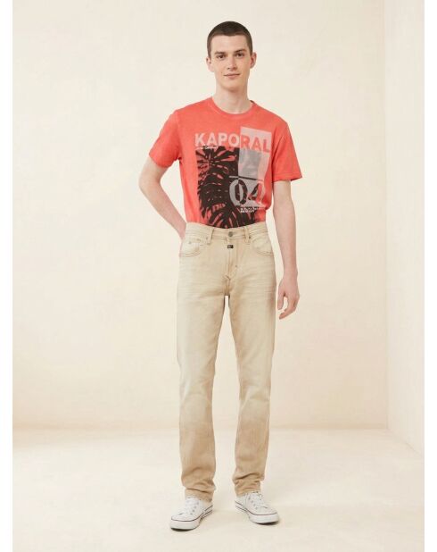 Jean Droit Datte beige