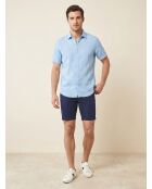 Marineblaue Bobby-Shorts
