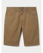 Beigefarbene Shorts Squam Lake