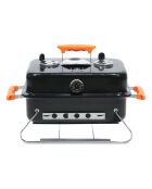 Schwarzer tragbarer Grill - 51x31,5x37,5 cm