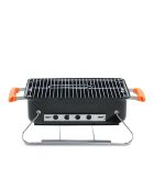 Schwarzer tragbarer Grill - 51x31,5x37,5 cm