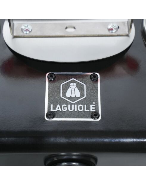 Schwarzer tragbarer Grill - 51x31,5x37,5 cm