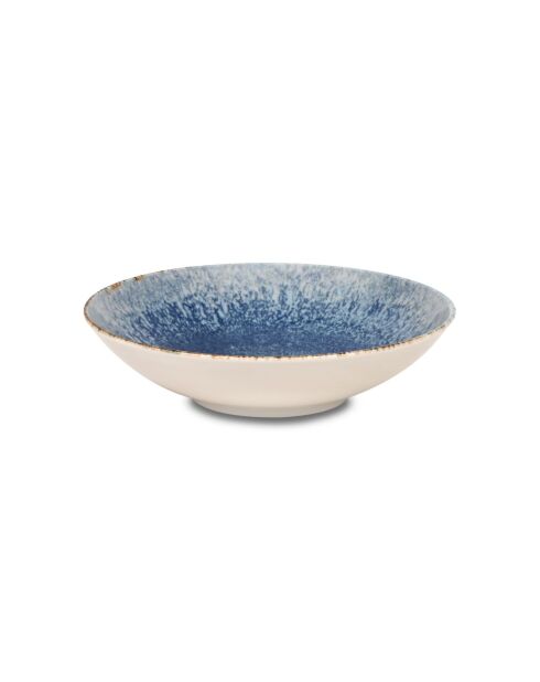 Rivage Azur, 18-teiliges Tafelset aus Porzellan, blau