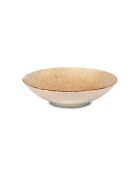 Service de table 18 pièces en porcelaine Rivage Sable jaune