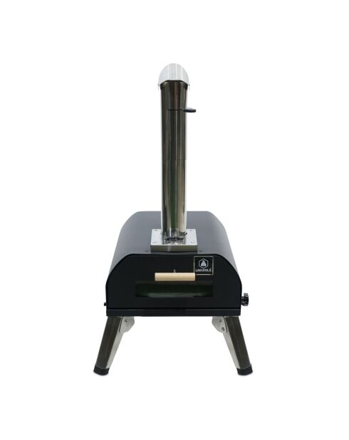 Horno para pizza con accesorios y funda protectora negra gratuita - 70x39x72 cm
