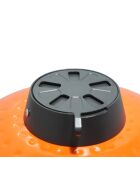 Barbecue Kamado con copertura protettiva arancione - 134x74x121 cm