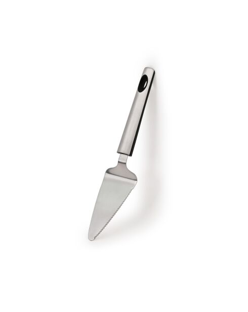 Pala plateada de acero inoxidable para tartas, 26 cm