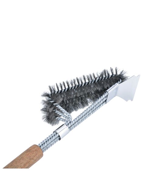 Set de 5 utensilios para barbacoa Sève silver - 4x42 cm/44 cm