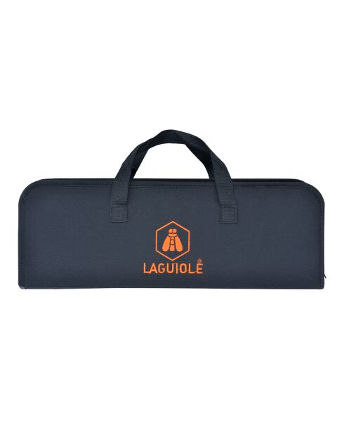 Set 5 ustensiles barbecue Sève argenté - 4x42 cm/44 cm